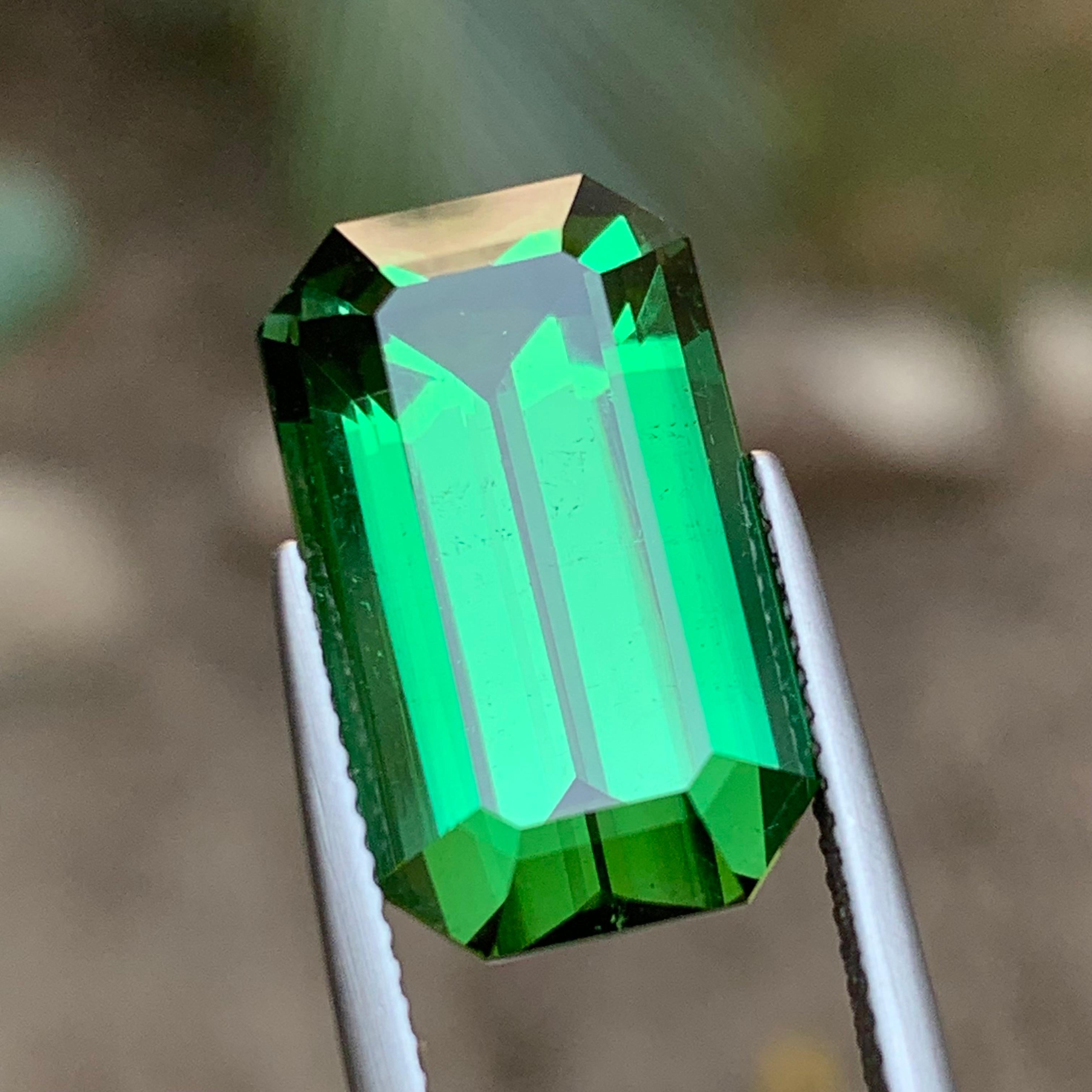 Rich Green Natural Tourmaline Necklace Pendant Loose Gemstone 17.45 Ct-Jewelry For Sale 6