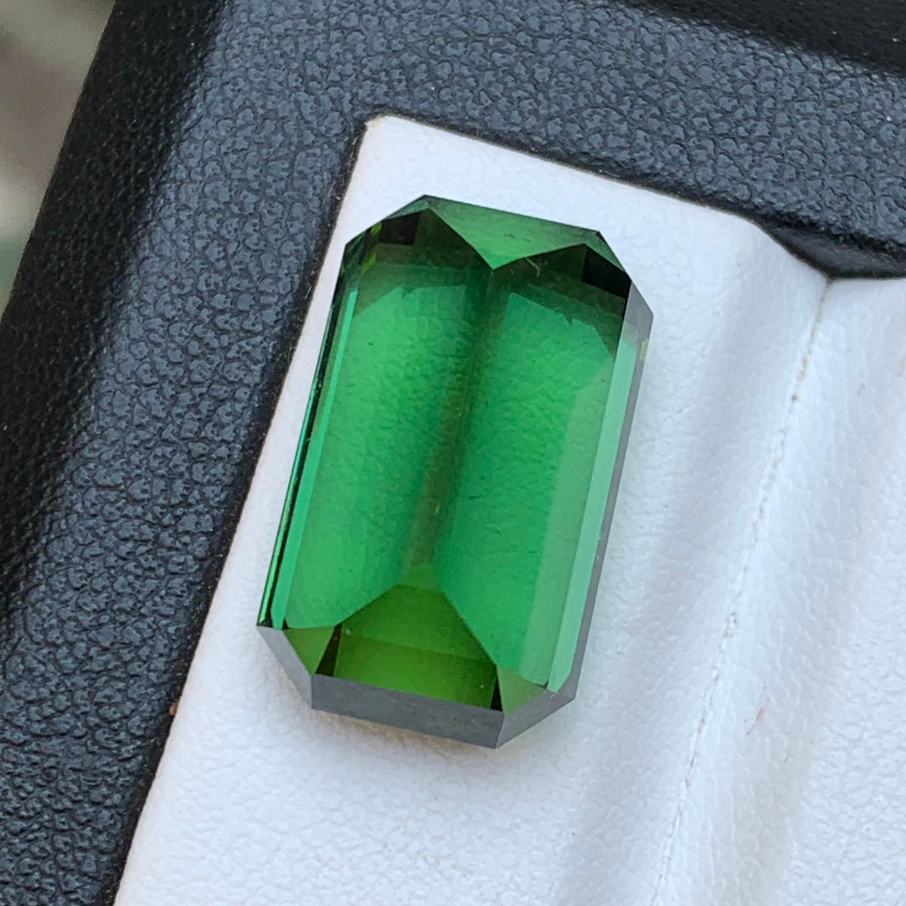 Rich Green Natural Tourmaline Necklace Pendant Loose Gemstone 17.45 Ct-Jewelry In New Condition For Sale In Peshawar, PK