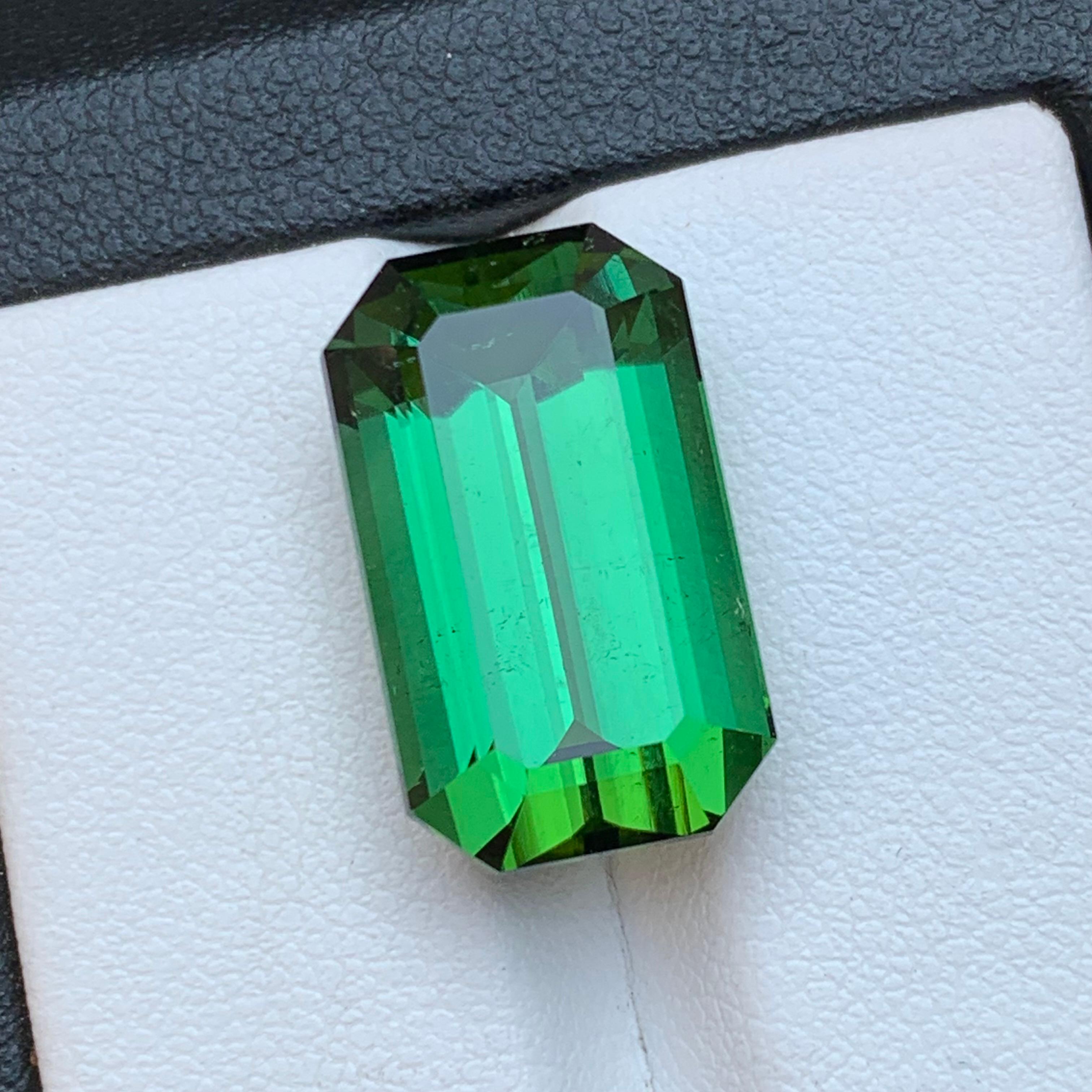 Rich Green Natural Tourmaline Necklace Pendant Loose Gemstone 17.45 Ct-Jewelry For Sale 1