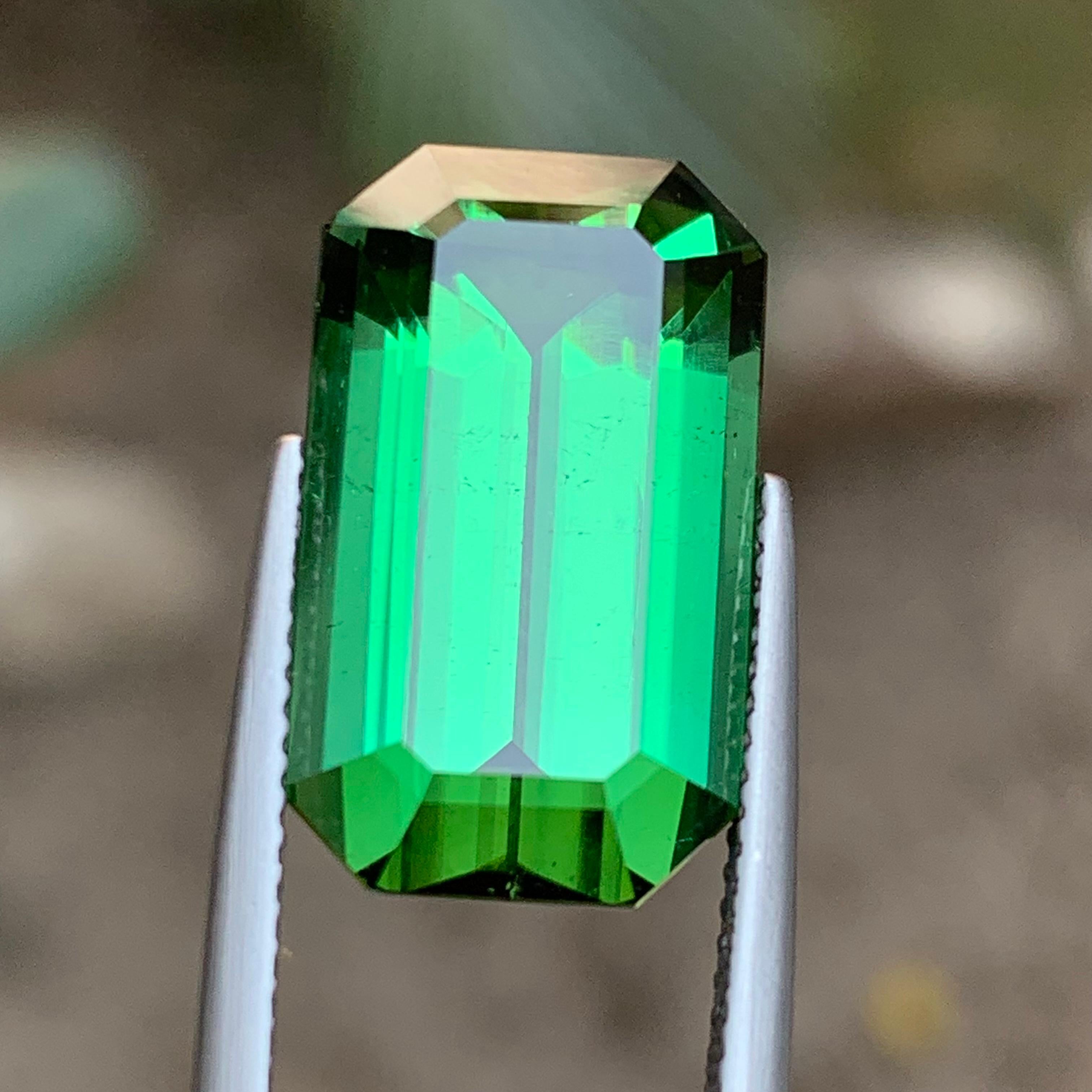 Rich Green Natural Tourmaline Necklace Pendant Loose Gemstone 17.45 Ct-Jewelry For Sale 2