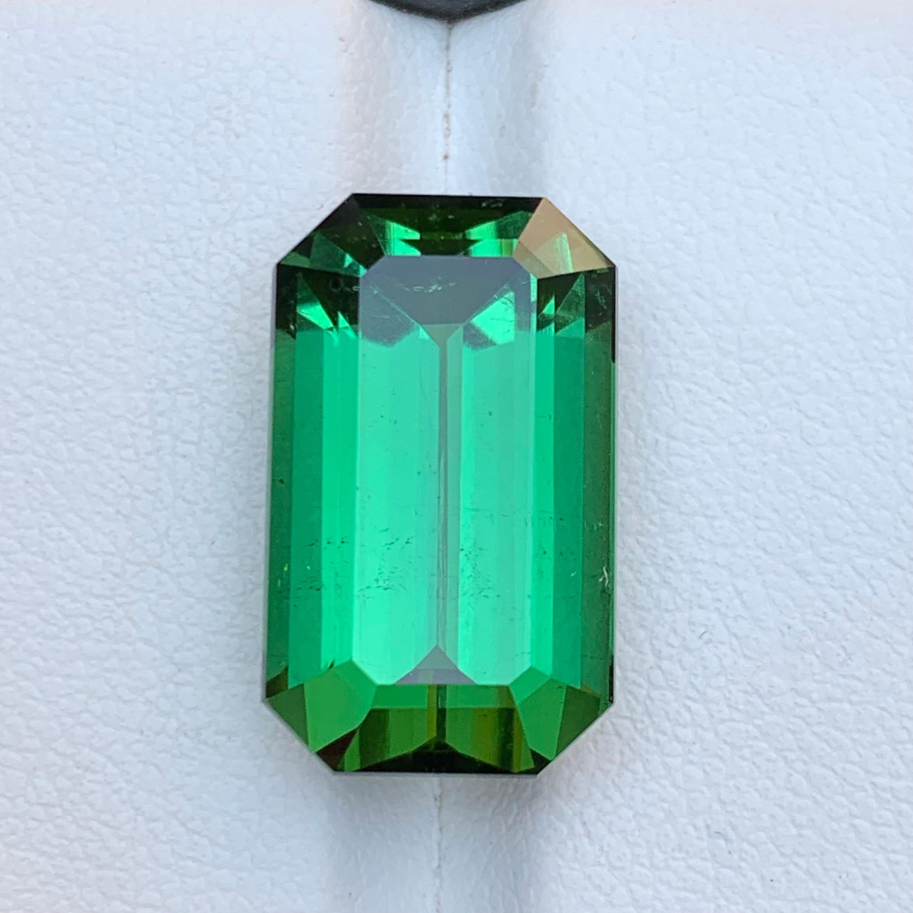 Rich Green Natural Tourmaline Necklace Pendant Loose Gemstone 17.45 Ct-Jewelry For Sale 3