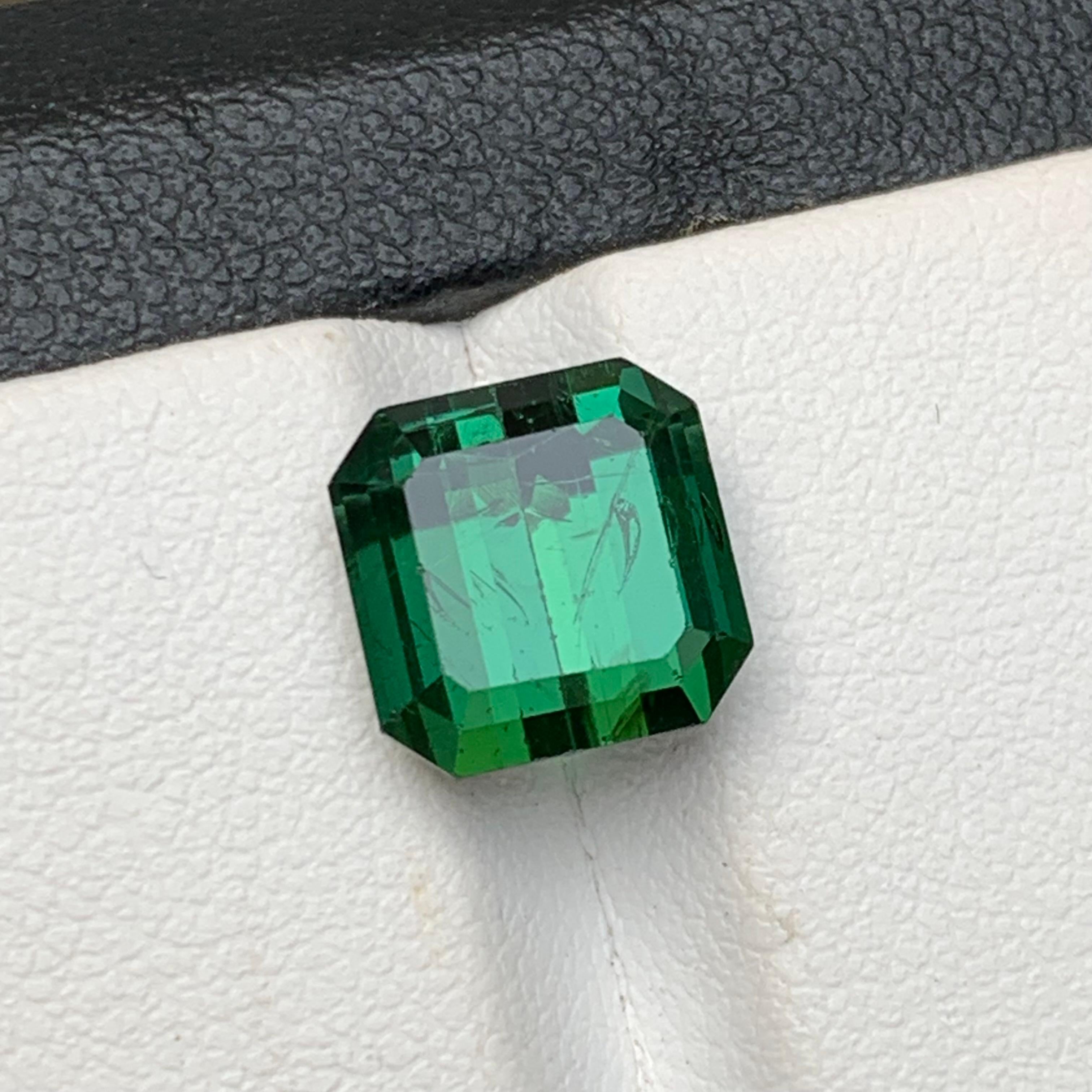Rich Green Natural Tourmaline Loose Gemstone for Ring, Necklace Pendant, or any other Jewelry Setting-Emerald Cut from Kunar Afghanistan!!

💎 GEMSTONE TYPE: Tourmaline
⚖️ WEIGHT:  5.40 Carats
🪚 SHAPE & CUT: Emerald Cut
📏 SIZE (MM): 9.33 x 9.32 x