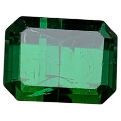 Greene & Greene Greene : Bague, Pendentif Tourmaline Naturelle 5.60 Ct Emerald Cut-Jewelry