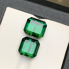 Rich Green Natural Tourmaline Ring, Pendant Loose Gemstones Set 11.30 Ct-Jewelry