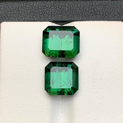Rich Green Natural Tourmaline Ring, Pendant Loose Gemstones Set 11.30 Ct-Jewelry
