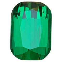 Rich Green Tourmaline 5.50 Ct Cushion Cut Natural Loose Gemstone for Ring Jewel