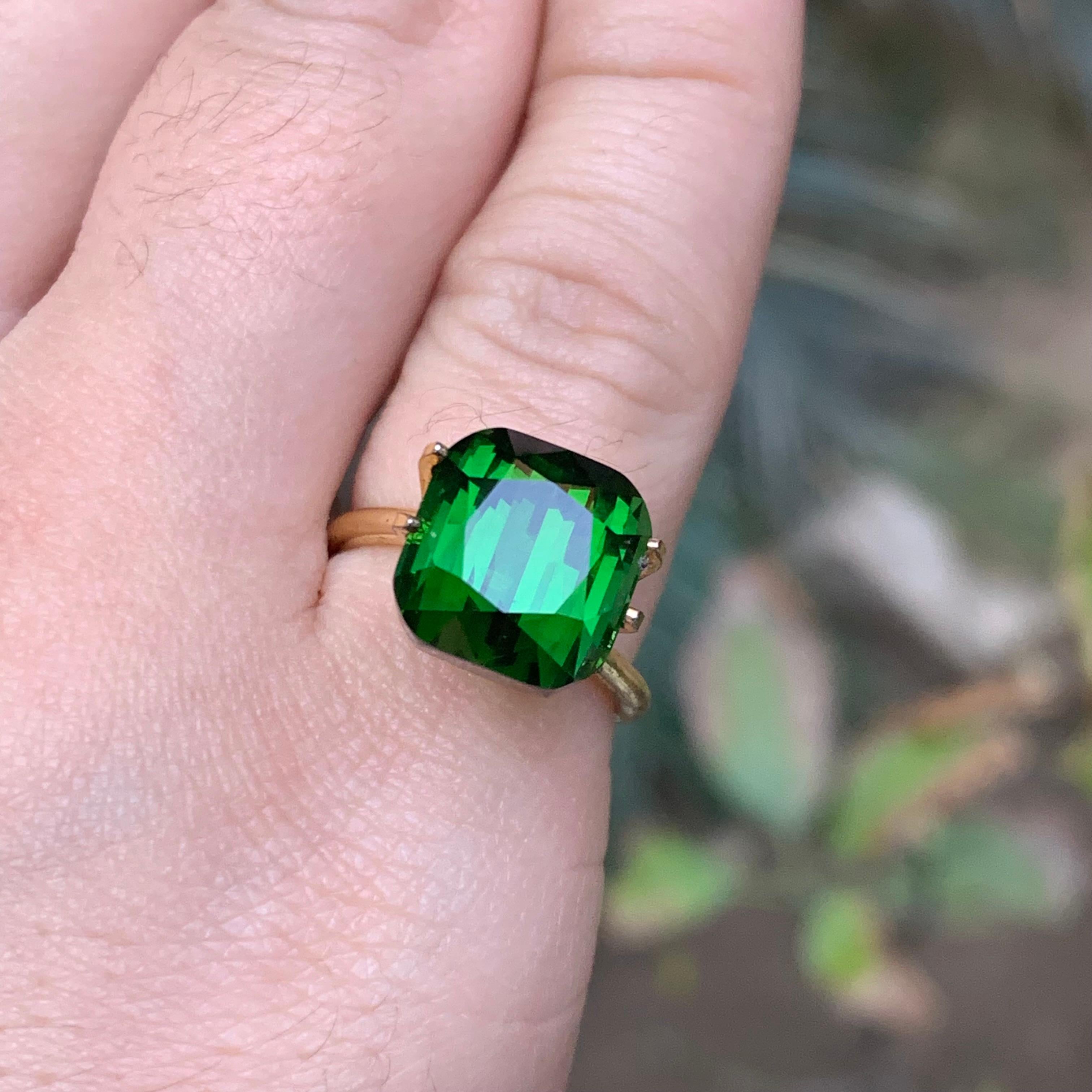 Rich Green Natural Turmalin - Cushion Cut Loose Edelstein aus Afghanistan - Perfekt für feine Schmuck-Einstellungen!!

💎 EDELSTEINART: Turmalin
⚖️ GEWICHT: 8,78 Karat
🪚 FORM & SCHNITT: Kissenschliff
📏 GRÖSSE (MM): 10,56 x 10,27 x 9,10
🌈 FARBE: