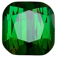 Tourmaline verte 8.78 Ct Cushion Cut Natural Loose Gemstone for Ring -Jewell