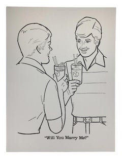 Pop Art, "Will You Marry Me" from (Happily Ever After), Rich Harrington, 2017