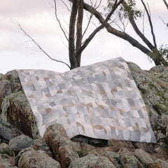 Tappeto di pelle di mucca personalizzabile Rich Inky Taupe Camino, XXL Large