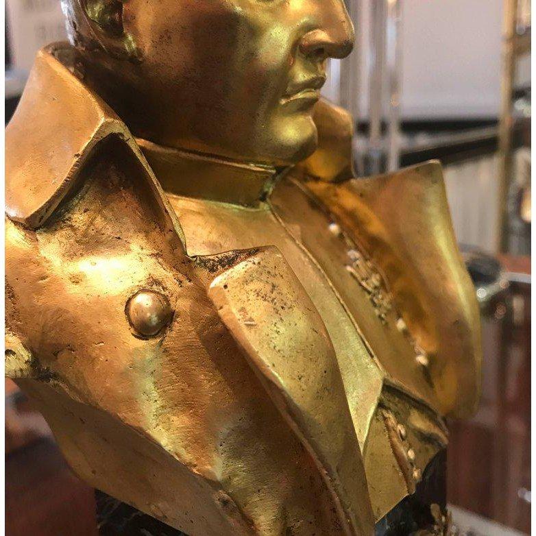 Rich Looking French Empire Bronze Napoleon Bust 4