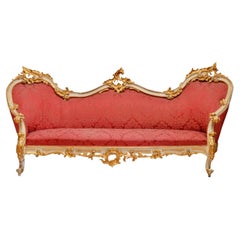 Riches Sofa im Stil Louis XV., Italien, 18. Jahrhundert