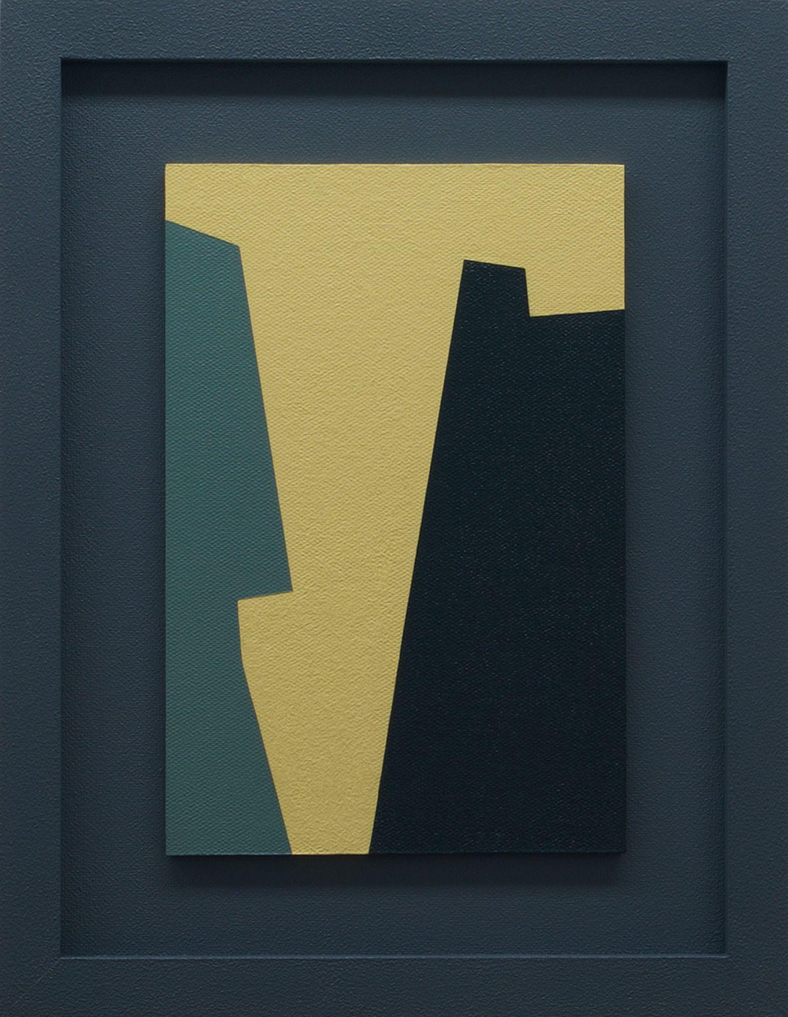 AUDACITY - Peinture moderne/abstrait encadrée, peinture, acrylique sur panneau de MDF - Moderne Painting par Rich Moyers