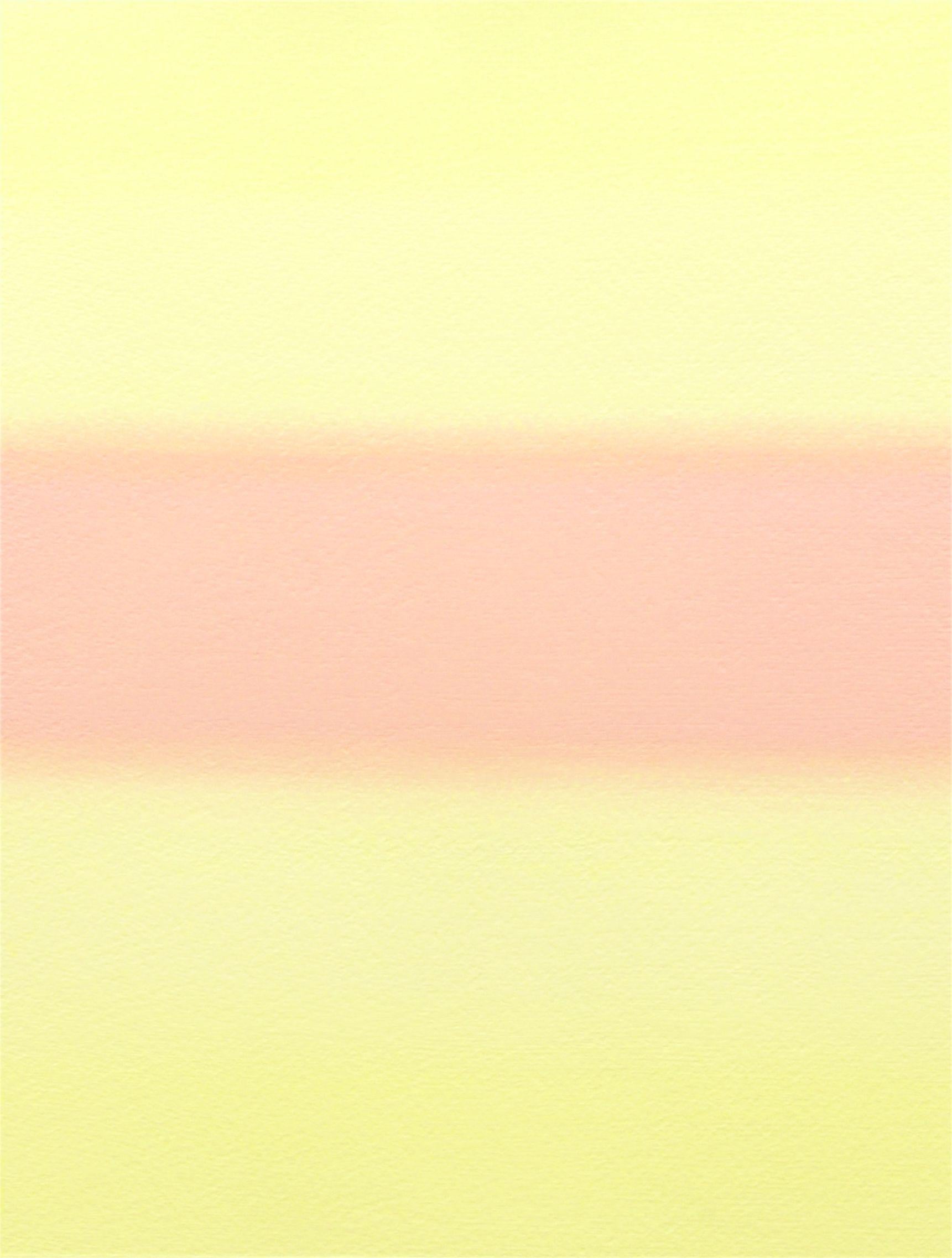 Abstract Painting Rich Moyers - AWAKENING - Peinture moderne Colorfield, peinture, acrylique sur papier