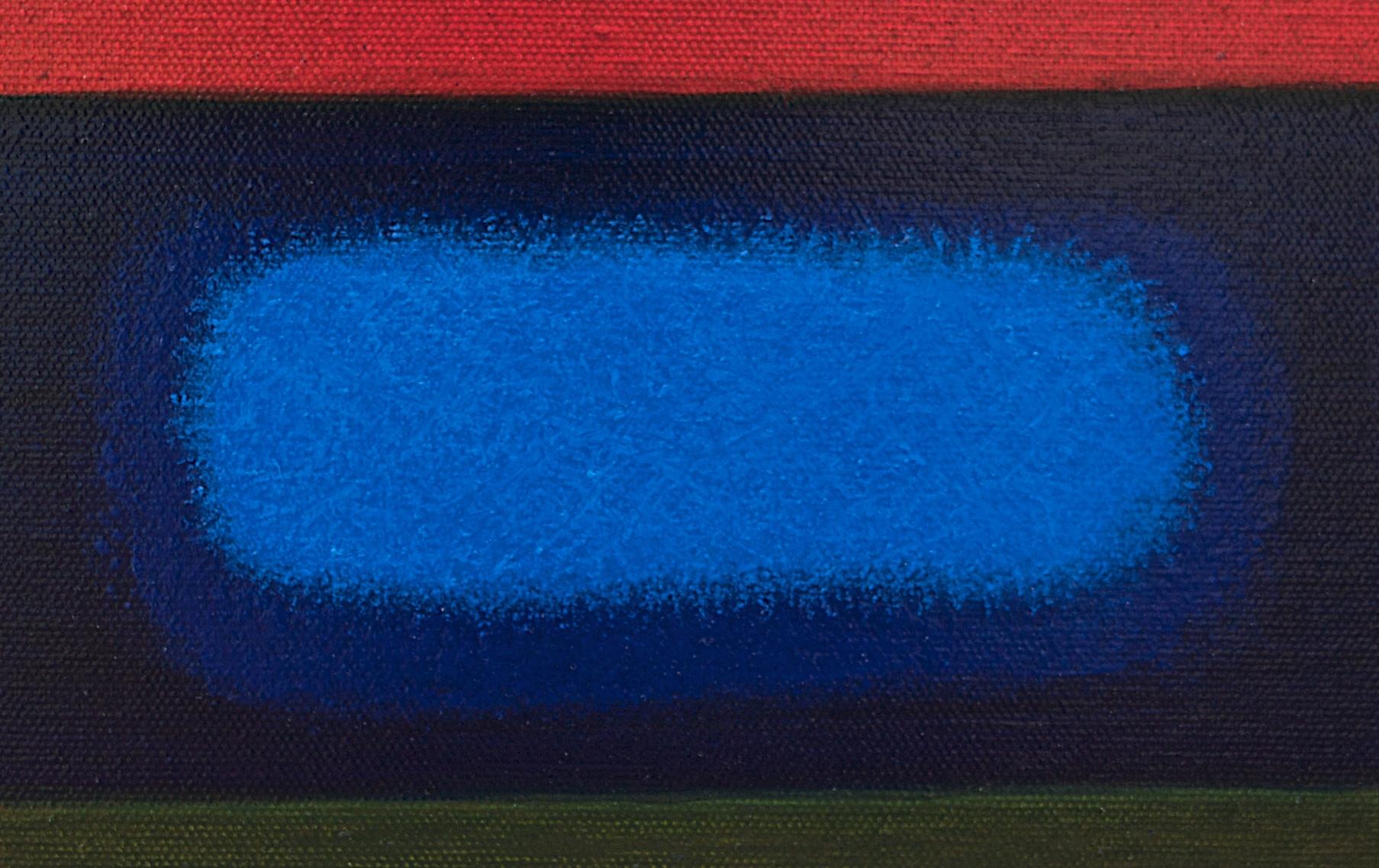 SALIDA AZUL, Pintura, Acrílico sobre lienzo - Painting de Rich Moyers