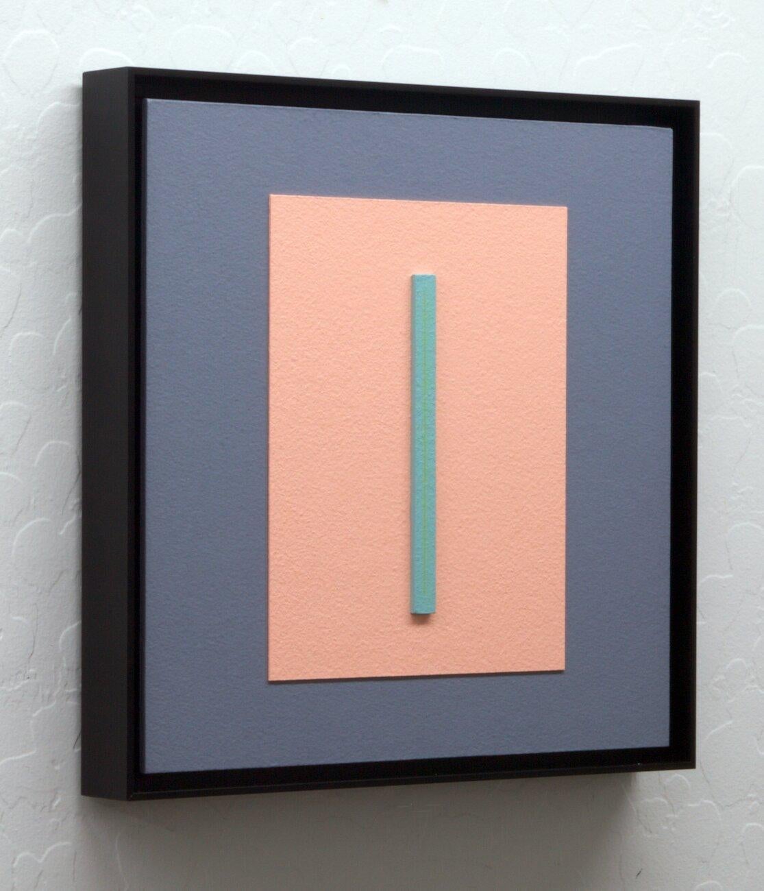 CALYPSO - 3D Modern Painting - Collage / Construct, Painting, Acrylic on MDF Pan For Sale 2