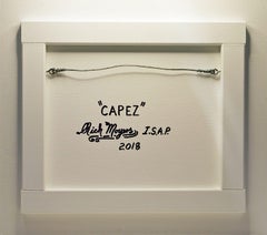 CAPEZ – Modernes Gemälde – Collage / Konstruktion, Gemälde, Acryl auf Leinwand