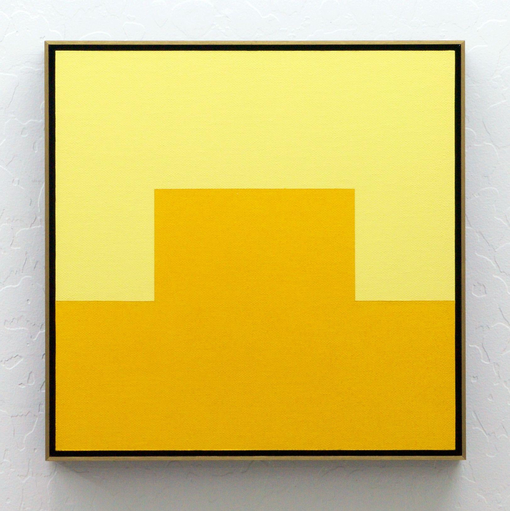 CITRINE - Quadro moderno/minimal incorniciato, Pittura, Acrilico su tela - Painting Moderno di Rich Moyers