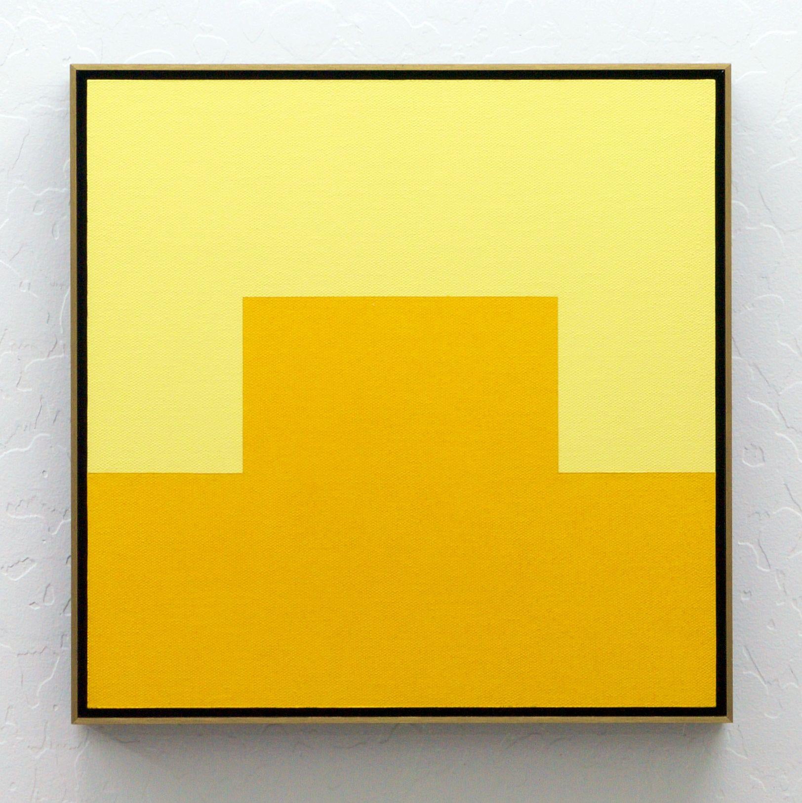 CITRINE - Peinture moderne / minimaliste encadrée, peinture, acrylique sur toile - Moderne Painting par Rich Moyers