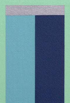 HEATHER – Modernes / minimalistisches geometrisches Gemälde, Acryl auf Leinwand