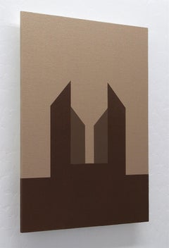 INVICTUS - Modern Minimal Geometric Painting, Painting, Acrylic on Canvas