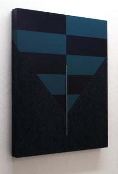 NOIR SYNAPTIC - 3D Modern Painting / Construction, Painting, Acrylic on Canvas