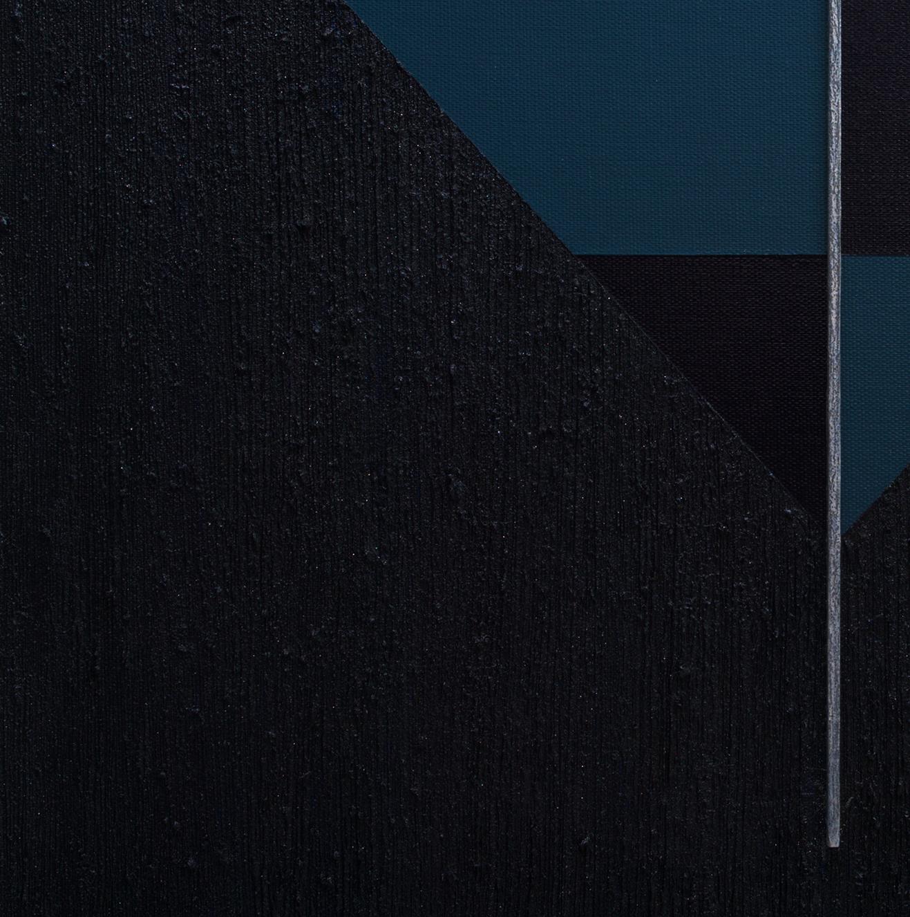 NOIR SYNAPTIC - Pittura moderna 3D / Costruzione, Pittura, Acrilico su tela - Painting Moderno di Rich Moyers