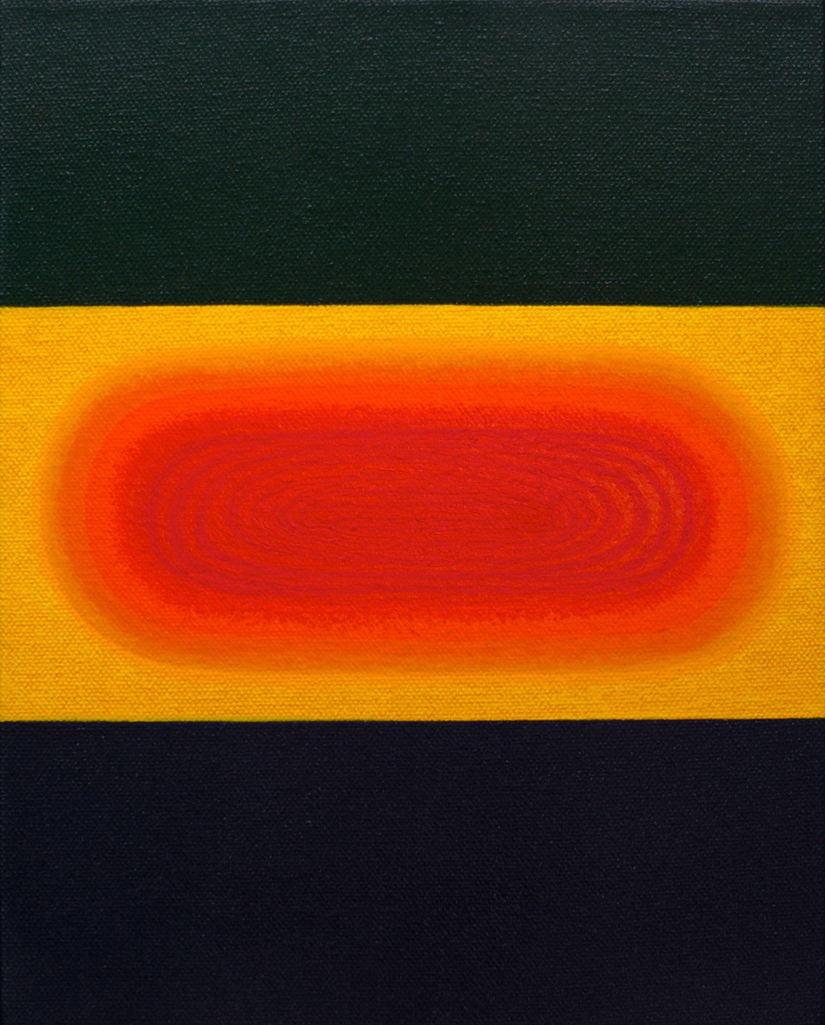 LLEGADA ROJA, Pintura, Acrílico sobre lienzo - Painting de Rich Moyers