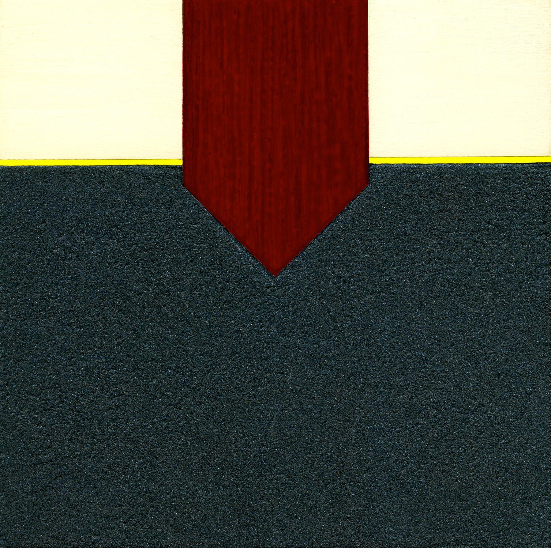 RED GLASS, Gemälde, Acryl auf MDF-Platte – Painting von Rich Moyers
