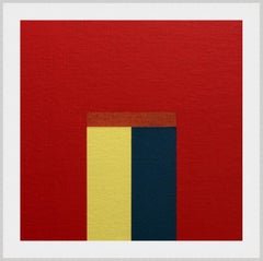 TITO – Modernes / minimalistisches geometrisches Gemälde, Acryl auf Leinwand