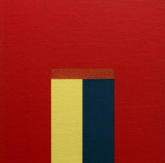 TITO – Modernes / minimalistisches geometrisches Gemälde, Acryl auf Leinwand