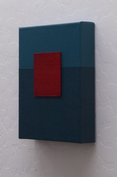 TOUJOURS - 3D Modern Geometric Abstract Painting, Painting, Acrylic on Canvas