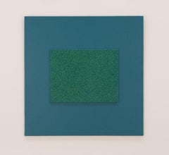 VERDIS - Modern 3D Colorfield Painting, Painting, Acrylic on Canvas