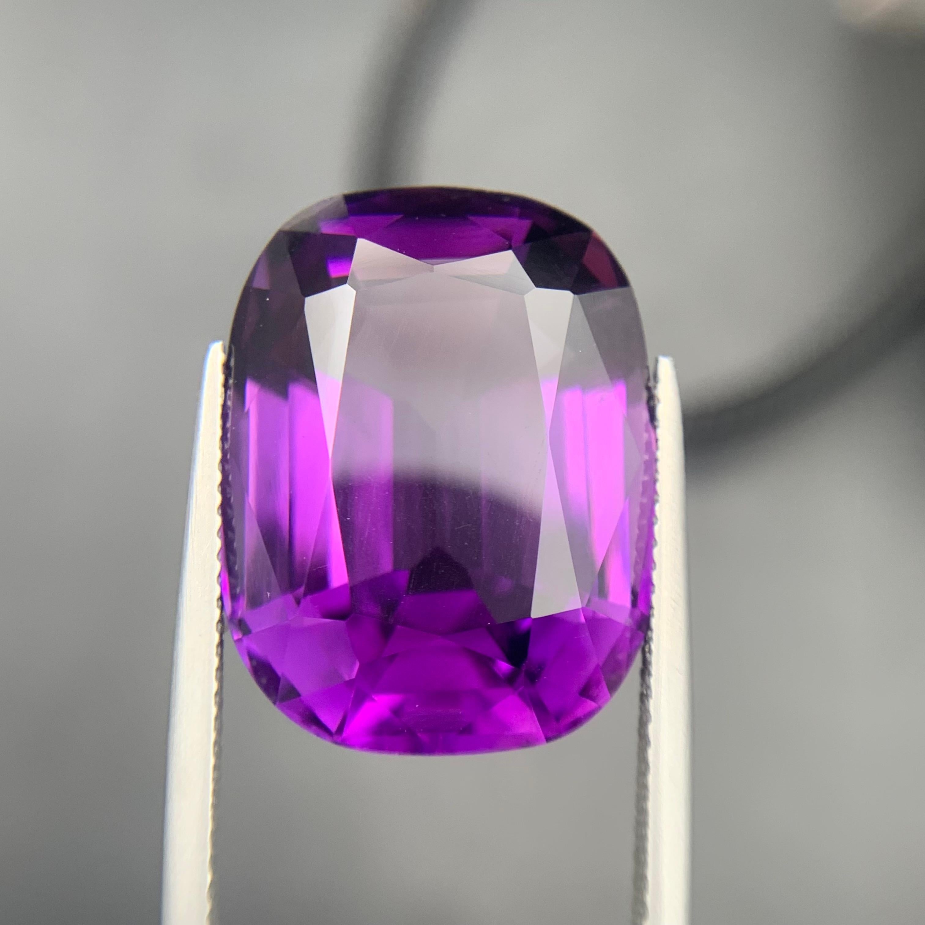 Améthyste violette naturelle 25,16 ct pour bague, pendentif, bijoux en vente 4