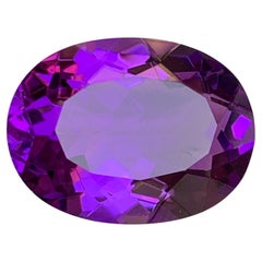 Collier d'Améthyste Naturelle violet riche Pendentif Gemstone 16.95Ct Fancy Cushion Cut