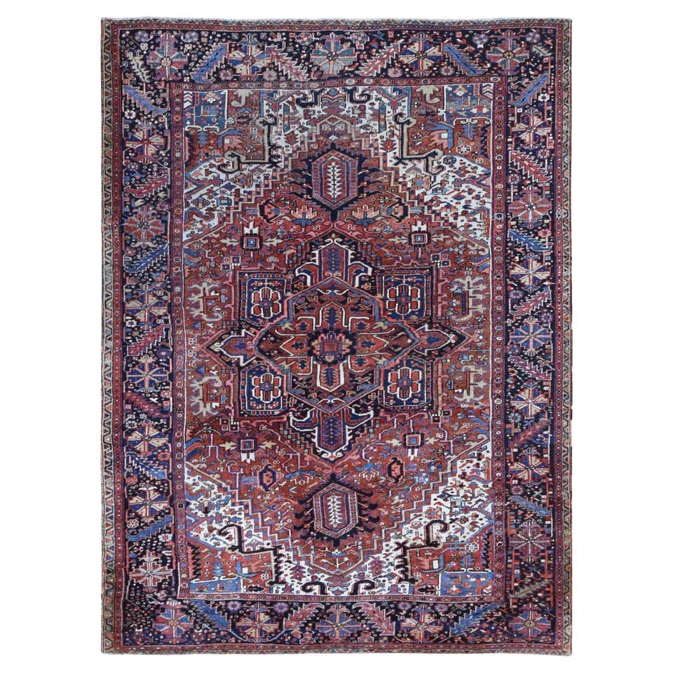 1920 Antique Persian Seraban Pure Wool Hand Knotted Oriental Rug For ...