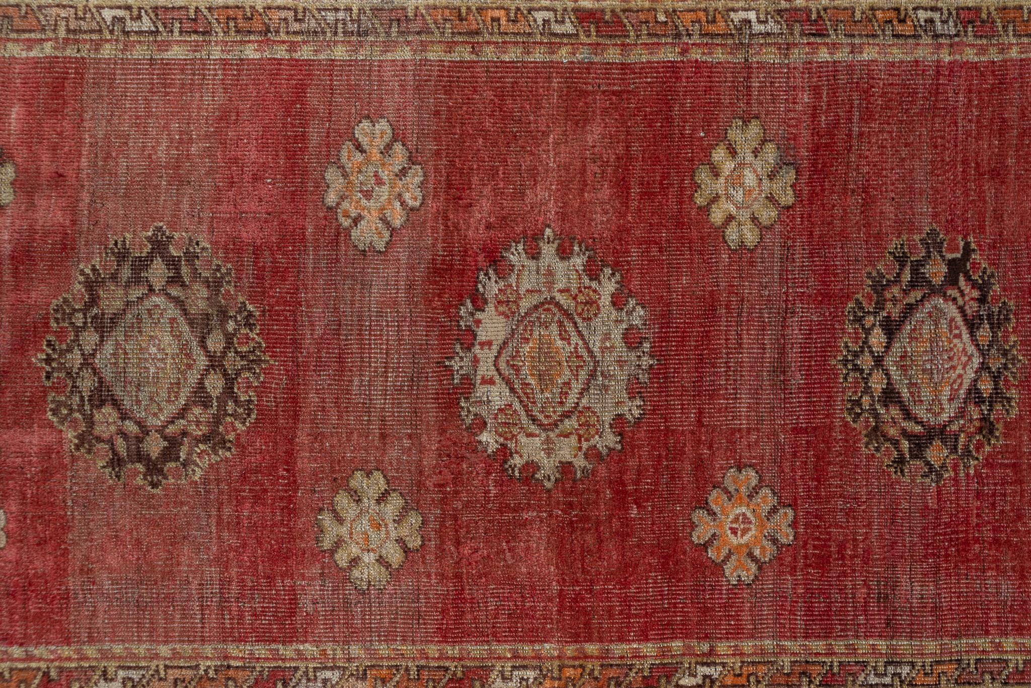 Oushak Runner II rosso ricco In condizioni ottime in vendita a New York, NY