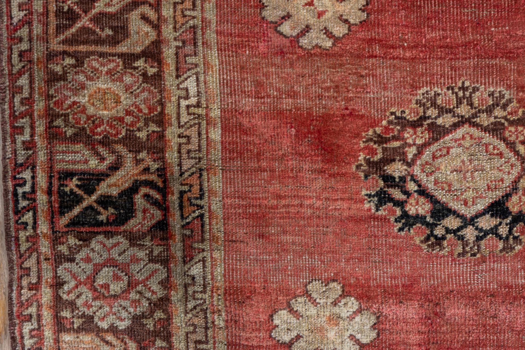 Lana Oushak Runner II rosso ricco in vendita