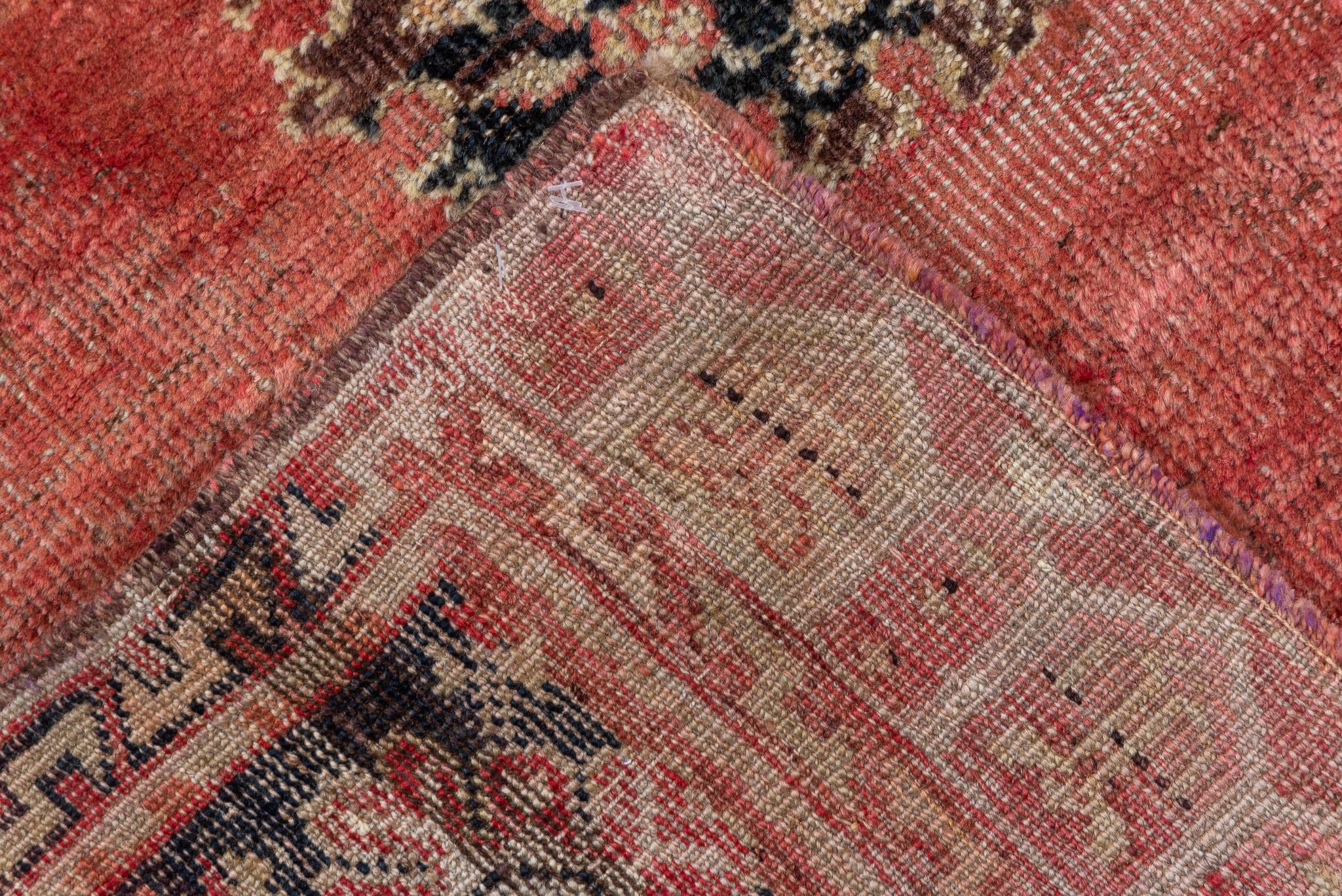 Oushak Runner II rosso ricco in vendita 1