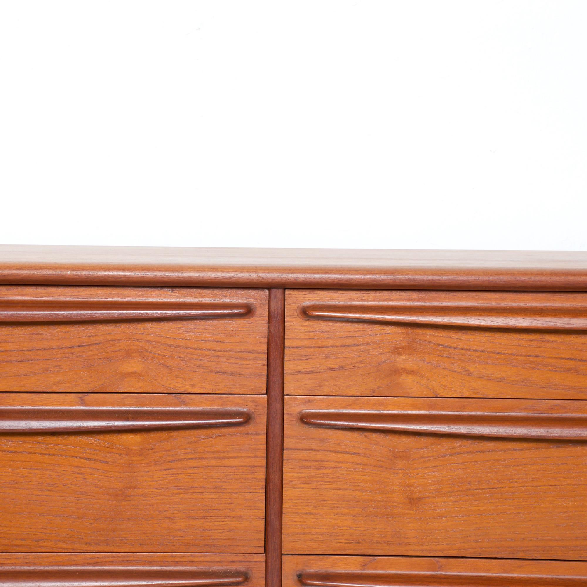 scandinavian teak dresser