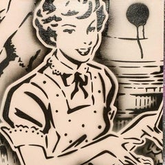 Vintage Art Ad (Cappuccino / Black), variant 2