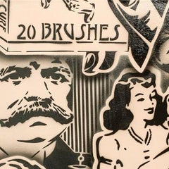 Vintage Art Ad (Cappuccino / Black), variant 3