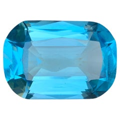 Topazio svizzero blu cielo ricco 37,43 carati Gemma naturale sfusa taglio a cuscino per ciondolo