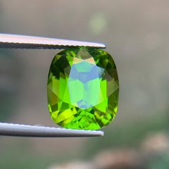 Rich Vivid Green Natural Peridot Lose Edelstein AAA Grade 11,10 Ct Cushion Cut
