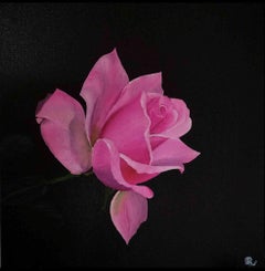 Acrylgemälde von Richa Dave – Blütenblatt – 2023
