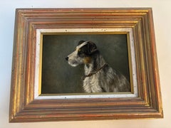 19th Century English Portrait of a Jack Russell dog