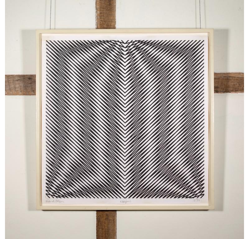 Di-symo, Pluma y tinta sobre papel, Pintura sobre papel de Richard Allen, 1970 en venta 1