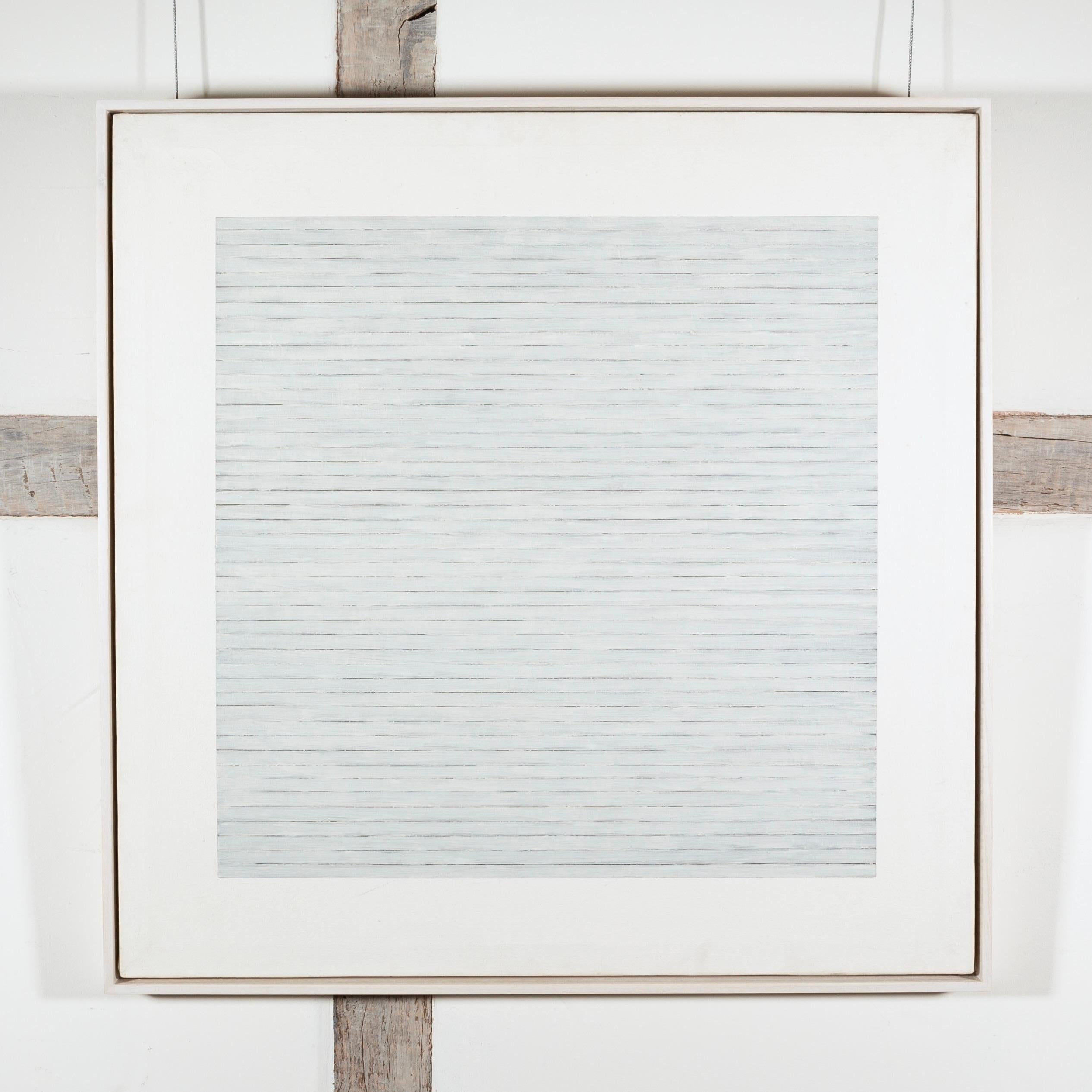 Richard Allen 1933-1999
VIII (peinture blanche ENW17), 1995 circa
huile sur toile
24 1/8 x 24 1/8 in
61 x 61 cm
avec le cachet de la succession sur le chevauchement

Richard Allen est un artiste abstrait du XXe siècle qui a travaillé dans les