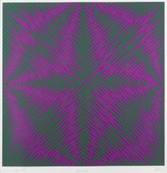 Diacross (Purple and Green) by Richard Allen, 1971