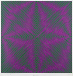 Diacross (morado y verde) de Richard Allen, 1971